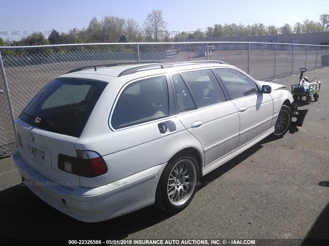 WBADS43462GD86855 - 2002 BMW 525 IT AUTOMATIC WHITE photo 4