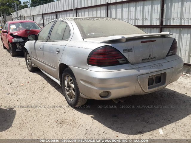 1G2NF52E34M536454 - 2004 PONTIAC GRAND AM SE1 SILVER photo 3