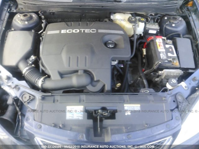 1G2ZA5E06A4143768 - 2010 PONTIAC G6 BLUE photo 10