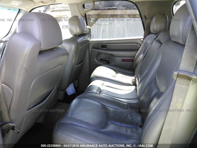 1GKEK63U85J132141 - 2005 GMC YUKON DENALI GRAY photo 8