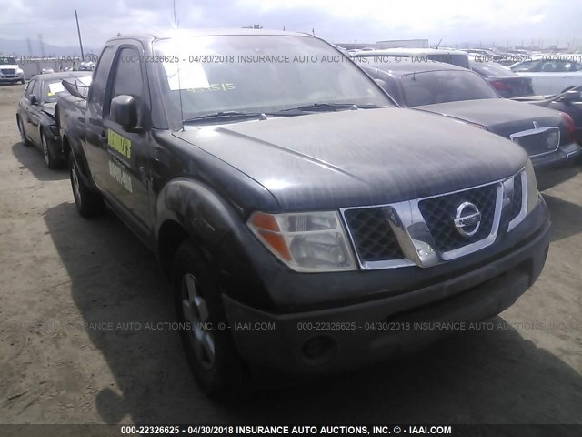 1N6BD06T66C454515 - 2006 NISSAN FRONTIER KING CAB XE BLACK photo 1