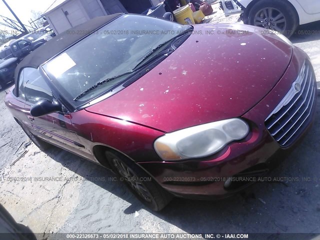 1C3EL55R95N699483 - 2005 CHRYSLER SEBRING TOURING RED photo 1