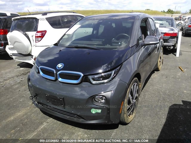 WBY1Z4C5XEV276400 - 2014 BMW I3 REX Gris foto 2