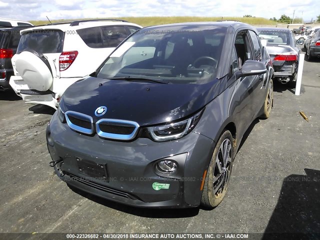 WBY1Z4C5XEV276400 - 2014 BMW I3 REX GRAY photo 2