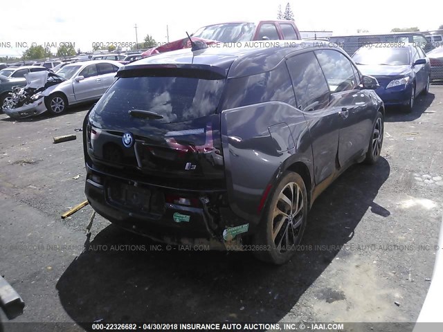 WBY1Z4C5XEV276400 - 2014 BMW I3 REX Gris foto 4