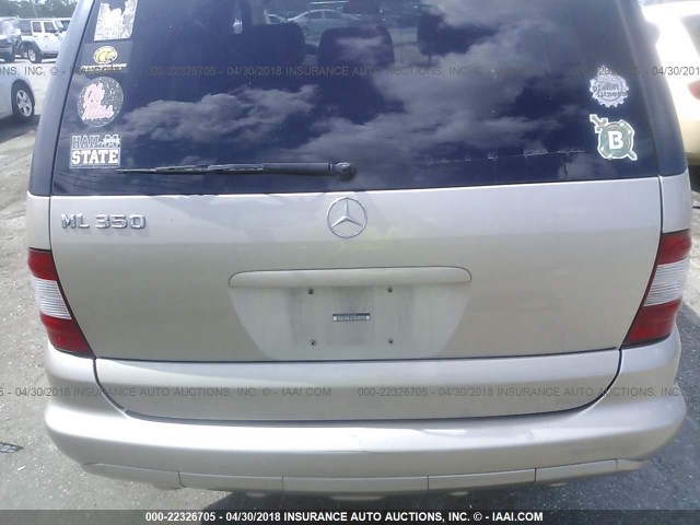 4JGAB57E43A450824 - 2003 MERCEDES-BENZ ML 350 GOLD photo 6