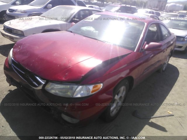 2T1CF22P3XC218838 - 1999 TOYOTA CAMRY SOLARA SE/SLE Qırmızı foto 2