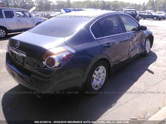 1N4AL2AP3BC104590 - 2011 NISSAN ALTIMA S GRAY photo 4