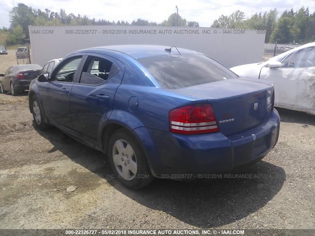 1B3CC4FB9AN149789 - 2010 DODGE AVENGER SXT BLUE photo 3