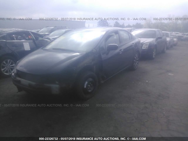 2HGFB2F96FH550282 - 2015 HONDA CIVIC EXL BLACK photo 2