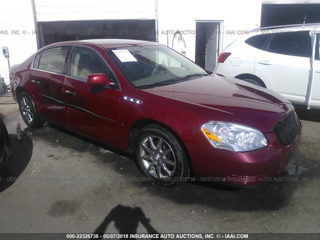 1G4HD57296U189434 - 2006 BUICK LUCERNE CXL RED photo 1