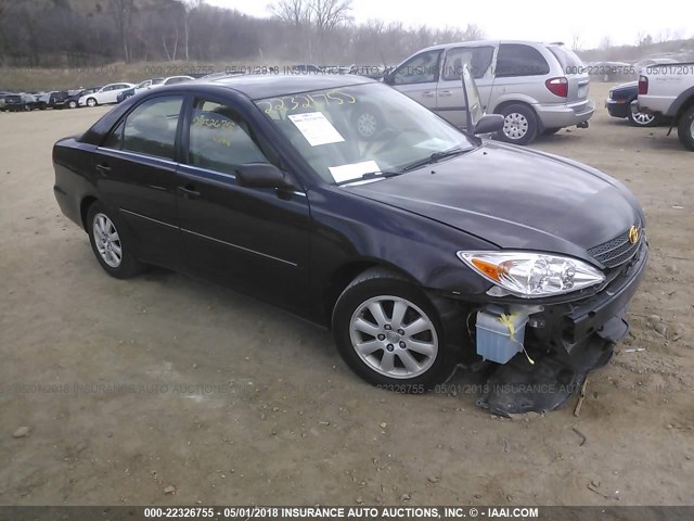 4T1BF30K33U562820 - 2003 TOYOTA CAMRY LE/XLE/SE შავი ფოტო 1