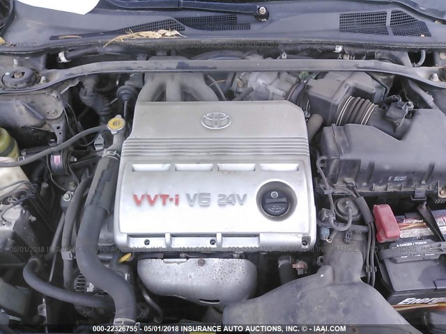 4T1BF30K33U562820 - 2003 TOYOTA CAMRY LE/XLE/SE შავი ფოტო 10