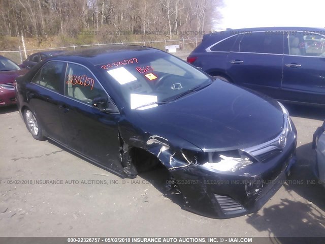 4T4BF1FK9CR259218 - 2012 TOYOTA CAMRY SE/LE/XLE BLACK photo 1