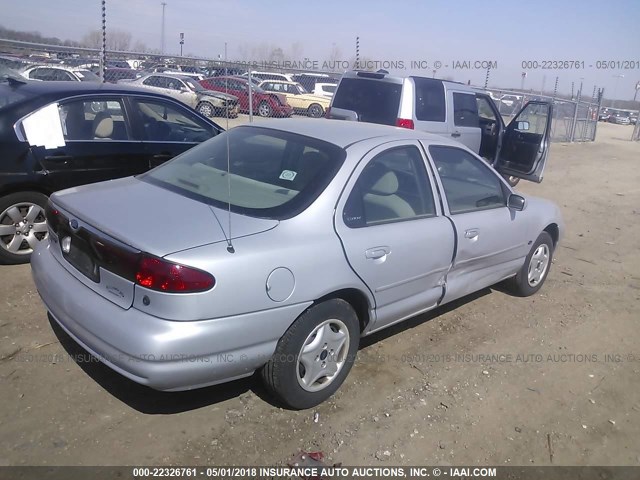 3FAFP6535XM113435 - 1999 FORD CONTOUR LX SILVER photo 4