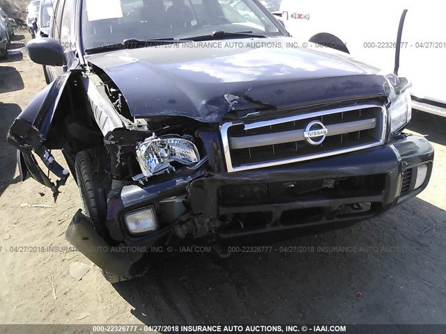 JN8DR09Y62W714204 - 2002 NISSAN PATHFINDER LE/SE BLACK photo 6