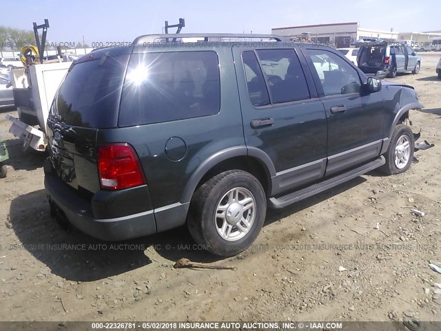 1FMZU63K03UA06739 - 2003 FORD EXPLORER XLT/XLT SPORT/NBX GREEN photo 4