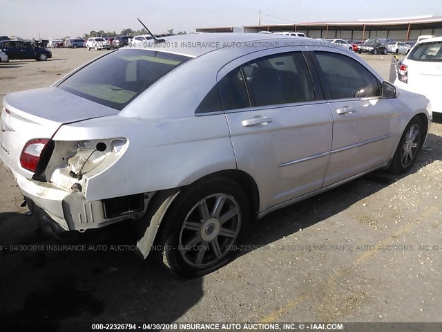 1C3LC56R97N506788 - 2007 CHRYSLER SEBRING TOURING SILVER photo 4