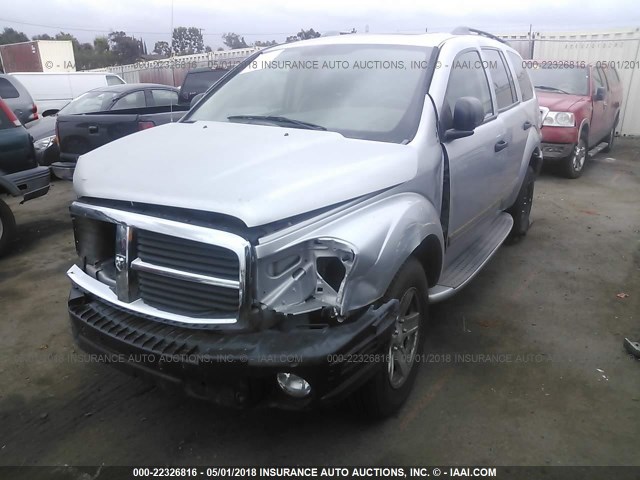 1D8HD58D64F176079 - 2004 DODGE DURANGO LIMITED SILVER photo 2