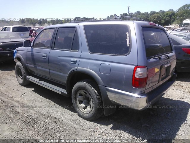 JT3GN86R1W0074612 - 1998 TOYOTA 4RUNNER SR5 BLUE photo 3