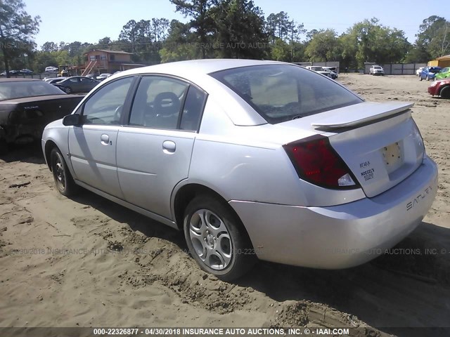 1G8AZ52F55Z146996 - 2005 SATURN ION LEVEL 2 SILVER photo 3