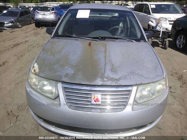 1G8AZ52F55Z146996 - 2005 SATURN ION LEVEL 2 SILVER photo 6