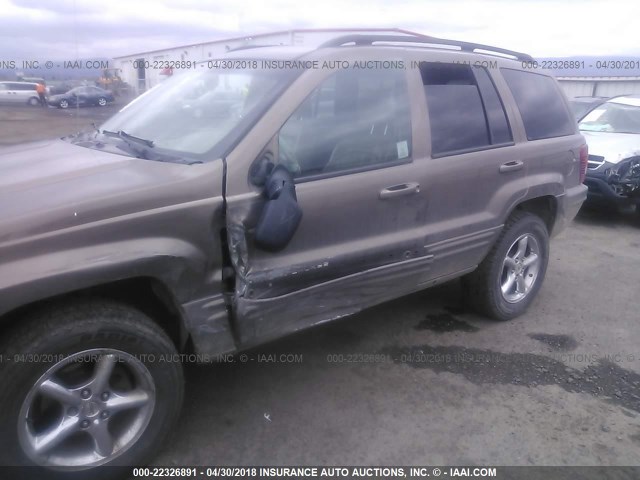 1J4GW58N12C124042 - 2002 JEEP GRAND CHEROKEE LIMITED BROWN photo 6