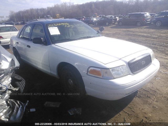 2FAHP71VX9X122709 - 2009 FORD CROWN VICTORIA POLICE INTERCEPTOR WHITE photo 1