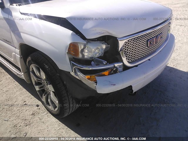 1GKFK66U84J105083 - 2004 GMC YUKON XL DENALI WHITE photo 6