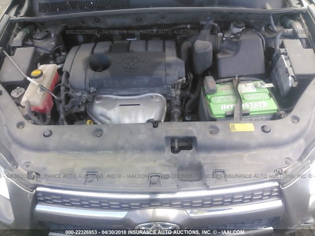 JTMDF4DV5B5046779 - 2011 TOYOTA RAV4 LIMITED Qəhvəyi foto 10