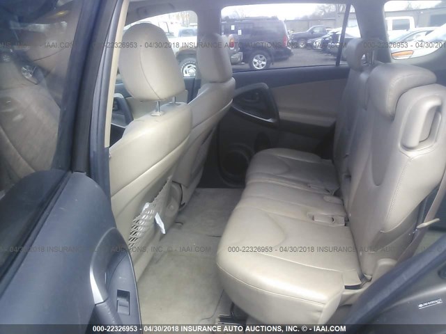 JTMDF4DV5B5046779 - 2011 TOYOTA RAV4 LIMITED TAN photo 8