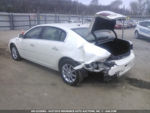 1G4HD57277U229334 - 2007 BUICK LUCERNE CXL WHITE photo 3