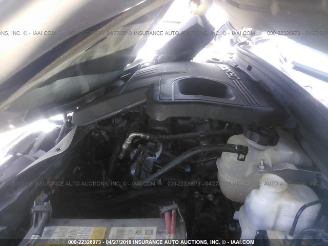 1G1ZC5E0XCF144041 - 2012 CHEVROLET MALIBU 1LT 银色 照片 10