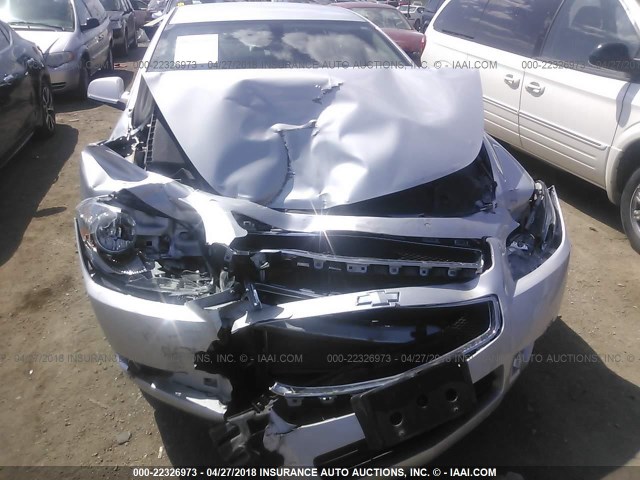 1G1ZC5E0XCF144041 - 2012 CHEVROLET MALIBU 1LT 银色 照片 6