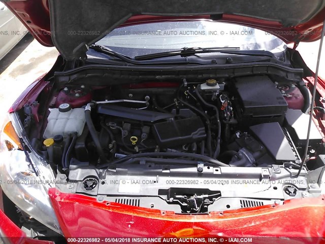 JM1BL1U52B1389619 - 2011 MAZDA 3 S RED photo 10