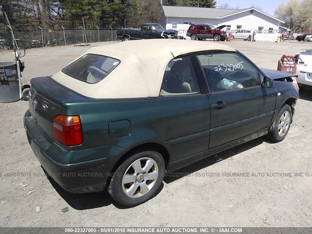 3VWDC21V72M814044 - 2002 VOLKSWAGEN CABRIO GLX 绿色 照片 4
