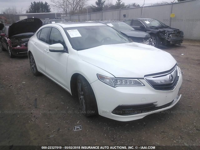 19UUB3F53FA001910 - 2015 ACURA TLX TECH WHITE photo 1