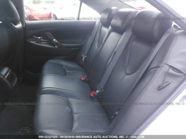 4T1BE46K09U856474 - 2009 TOYOTA CAMRY SE/LE/XLE WHITE photo 8