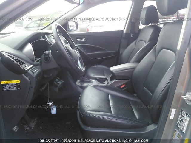 5XYZUDLA4DG089434 - 2013 HYUNDAI SANTA FE SPORT  SILVER photo 5