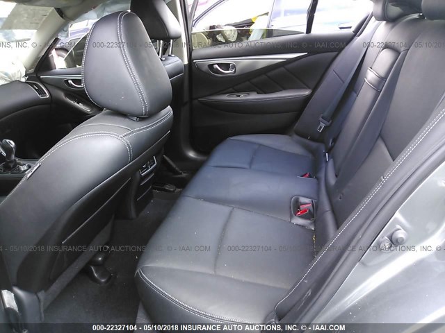 JN1BV7AP0EM691287 - 2014 INFINITI Q50 PREMIUM/SPORT GRAY photo 8