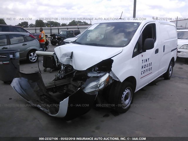 3N6CM0KN3FK725620 - 2015 NISSAN NV200 2.5S/2.5SV WHITE photo 2