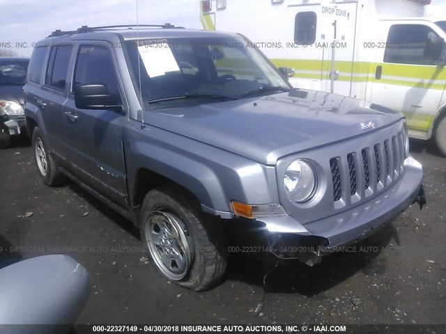 1C4NJRBB9FD383203 - 2015 JEEP PATRIOT SPORT SILVER photo 1