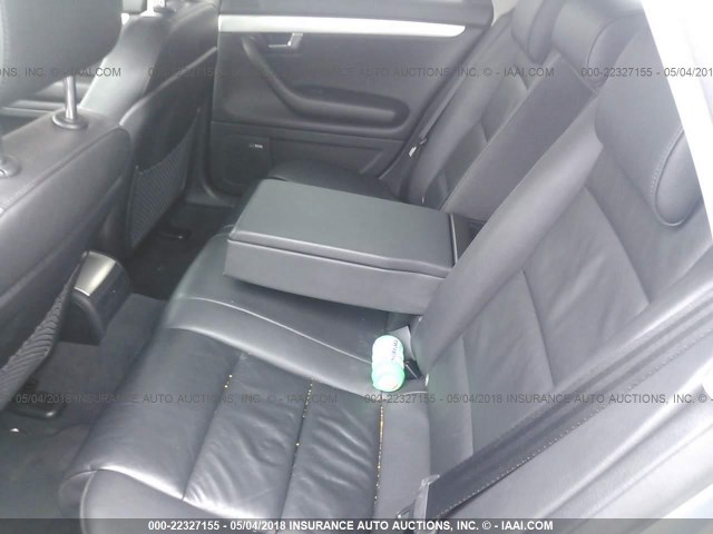 WAUDF78E56A091288 - 2006 AUDI A4 2.0T QUATTRO GRAY photo 8