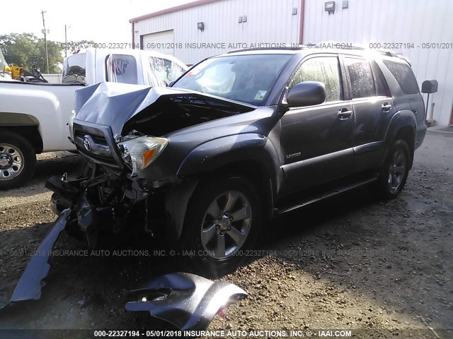 JTEZU17R78K015161 - 2008 TOYOTA 4RUNNER LIMITED GRAY photo 2