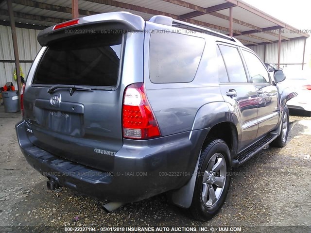 JTEZU17R78K015161 - 2008 TOYOTA 4RUNNER LIMITED GRAY photo 4