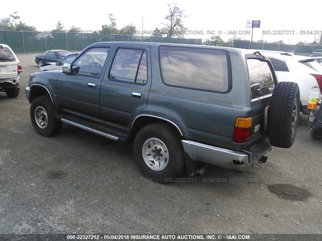 JT3VN39W2M0066804 - 1991 TOYOTA 4RUNNER VN39 SR5 GREEN photo 3