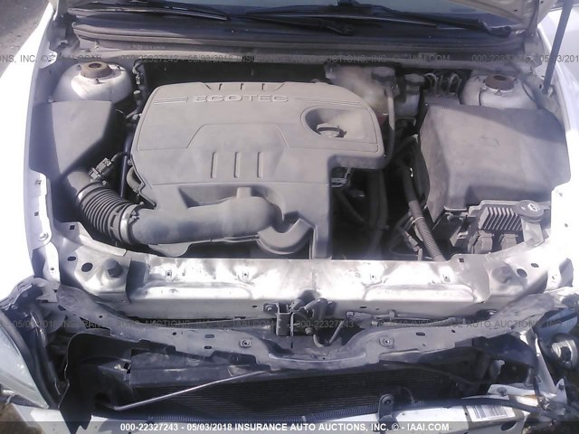 1G1ZH57B384290350 - 2008 CHEVROLET MALIBU 1LT 白色 照片 10