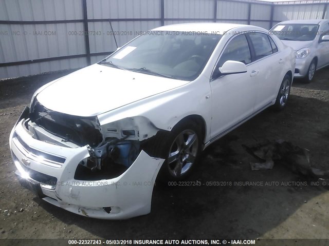 1G1ZH57B384290350 - 2008 CHEVROLET MALIBU 1LT 白色 照片 2