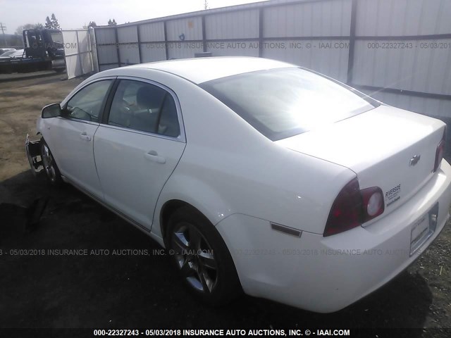 1G1ZH57B384290350 - 2008 CHEVROLET MALIBU 1LT 白色 照片 3