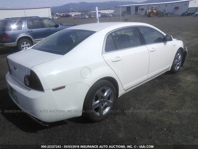 1G1ZH57B384290350 - 2008 CHEVROLET MALIBU 1LT 白色 照片 4